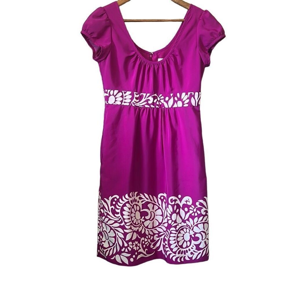 Banana Republic Fuchsia Pink‎ Sleeveless Blouse Top Career